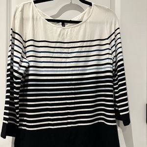WHBM Striped Thin Sweater